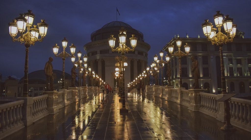 skopje, north macedonia, bridge